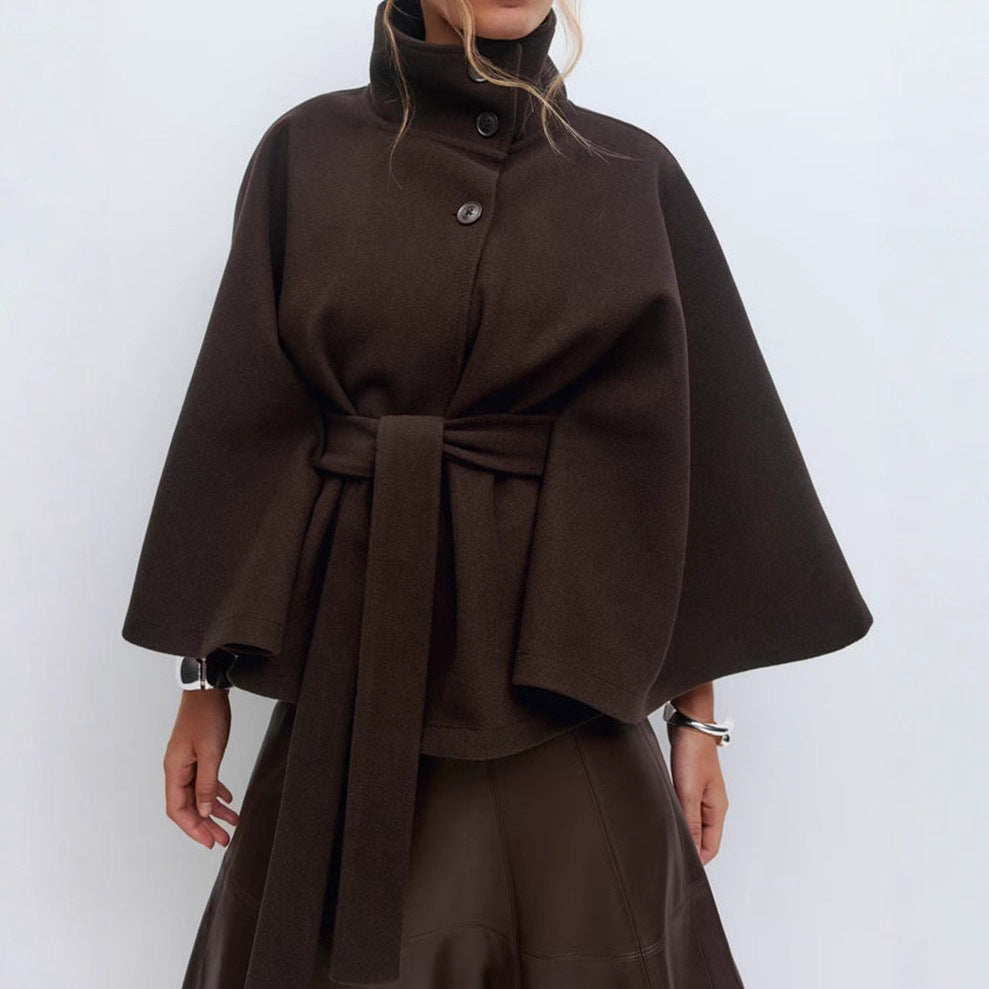 Manteau d'hiver à col montant